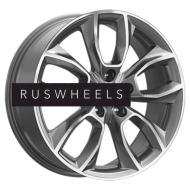 Диски Premium Series 7x18/5x112 ET45 D57,1 КР001 (Karoq) Diamond Gloss Graphite