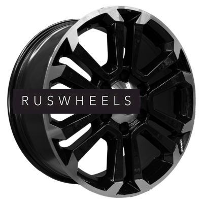 Диски Khomen Wheels 7,5x18/6x139,7 ET25 D106,1 KHW1817 (LC Prado) Black-FP Диски Khomen Wheels 7,5x18/6x139,7 ET25 D106,1 KHW1817 (LC Prado) Black-FP