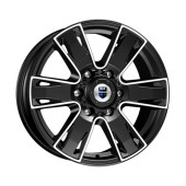 Диски КиК 7,0\R17 6*139.7 ET38 d100.1 Алмаз черный