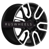 Диски Khomen Wheels 8x17/6x139,7 ET25 D106,1 KHW1723 (LC Prado/Lexus GX) Black-FP