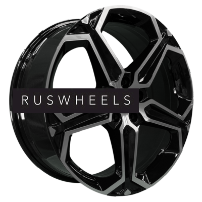 Диски Khomen Wheels 7,5x19/5x114,3 ET35 D60,1 KHW1909 (Lexus NX) Black-FP