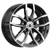 Диски КиК 6.5\R15 5*100 ET38 d57.1 Алмаз черный