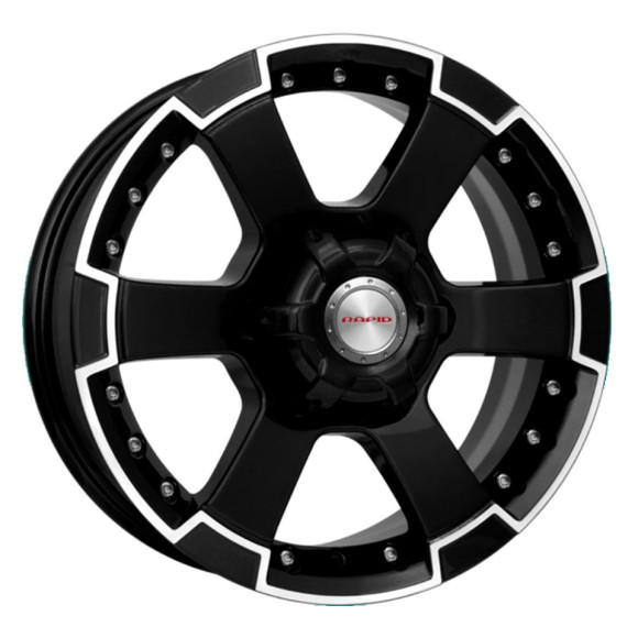 Диски КиК 7,0\R16 6*139.7 ET20 d67.1 Алмаз черный