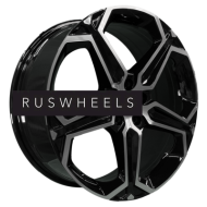 Диски Khomen Wheels 7,5x19/5x114,3 ET40 D66,6 KHW1909 (Haval Dargo) Black-FP