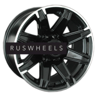 Диски LS 8x16/6x139,7 ET10 D106,1 763 BKL (конус, Колпак+лого)