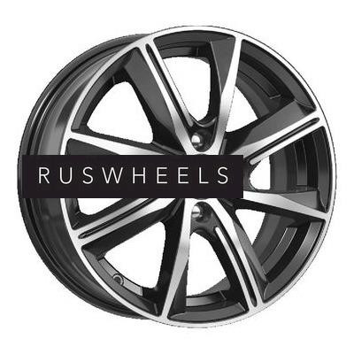 Диски КИК 7x17/5x105 ET35 D56,6 Арнар (КС896) Алмаз черный