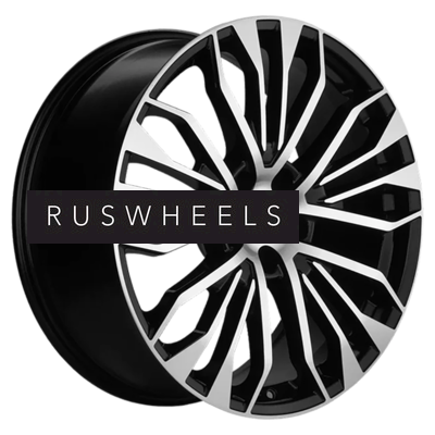 Диски Khomen Wheels 8,5x20/5x112 ET33 D66,6 KHW2009 (Touareg) Black-FP Диски Khomen Wheels 8,5x20/5x112 ET33 D66,6 KHW2009 (Touareg) Black-FP
