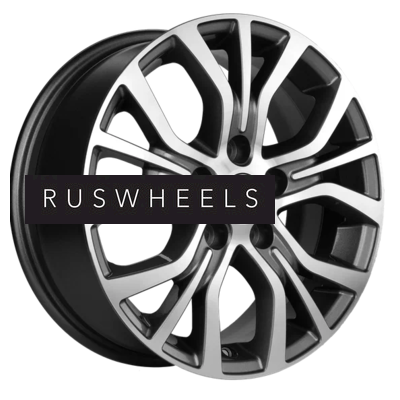 Диски Khomen Wheels 6,5x16/5x110 ET43 D65,1 KHW1608 (Opel Zafira) Gray-FP Диски Khomen Wheels 6,5x16/5x110 ET43 D65,1 KHW1608 (Opel Zafira) Gray-FP