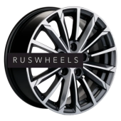 Диски Khomen Wheels 6,5x16/5x112 ET41 D57,1 KHW1611 (Passat) Gray-FP Диски Khomen Wheels 6,5x16/5x112 ET41 D57,1 KHW1611 (Passat) Gray-FP