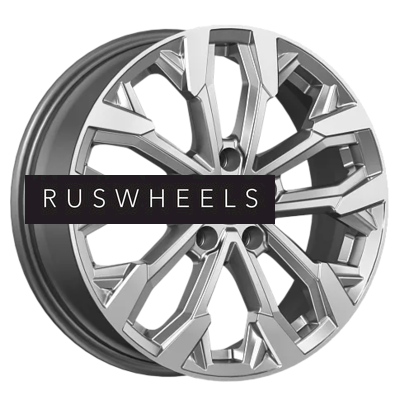 Диски K&K 6,5x17/5x114,3 ET35 D67,1 Морейн (КС1046) Дарк платинум Диски K&K 6,5x17/5x114,3 ET35 D67,1 Морейн (КС1046) Дарк платинум