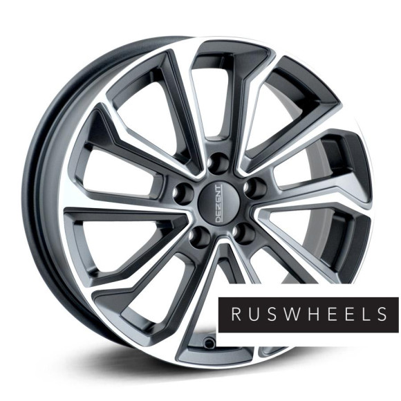 Диски Dezent R17 / 7J PCD 5x114.3 ЕТ 45 ЦО 67.1 KS dark