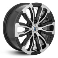 Диски КиК 7.5\R18 6*139.7 ET36 d100.1 Алмаз черный