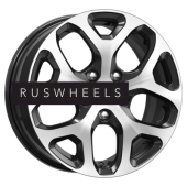 Диски КИК 6,5x16/4x100 ET50 D60,1 КС869 Алмаз черный