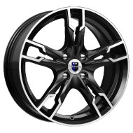 Диски КиК 7,0\R17 5*114.3 ET45 d67.1 Алмаз черный