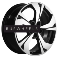Диски Khomen Wheels 7x17/5x114,3 ET48 D67,1 KHW1724 (JAC J7) Black-FP Диски Khomen Wheels 7x17/5x114,3 ET48 D67,1 KHW1724 (JAC J7) Black-FP