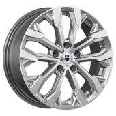 Диски КиК 6.5\R17 5*108 ET33 d60.1 Дарк платинум