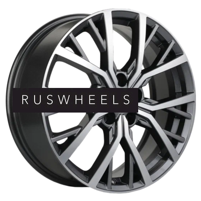 Диски Khomen Wheels 7x18/5x114,3 ET40 D64,1 KHW1806 (Haval F7/F7x) Gray-FP