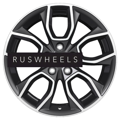 Диски Khomen Wheels 7x17/5x114,3 ET40 D66,1 KHW1713 (Qashqai) Black-FP