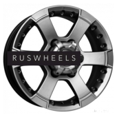 Диски КИК 7x16/6x139,7 ET38 D100,1 M56 (КС593) Дарк платинум Диски КИК 7x16/6x139,7 ET38 D100,1 M56 (КС593) Дарк платинум