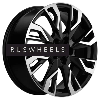Диски Khomen Wheels 7x18/5x114,3 ET45 D60,1 KHW1809 (Changan/Geely/Lexus/Suzuki/Toyota) Black-FP