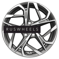 Диски Khomen Wheels 7x17/5x114,3 ET45 D60,1 KHW1716 (Changan/Geely/Lexus/Toyota) Gray-FP (пш)
