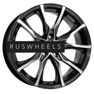 Диски КИК 7,5x17/5x115 ET44 D70,2 Твист (КС697М) Алмаз черный