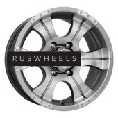 Диски КИК 8x16/6x139,7 ET0 D108,5 Байконур (КС465М) Дарк платинум