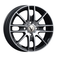 Диски Вектор 5.5\R14 4*98 ET35 d58.5 Алмаз черный Диски Вектор 5.5\R14 4*98 ET35 d58.5 Алмаз черный