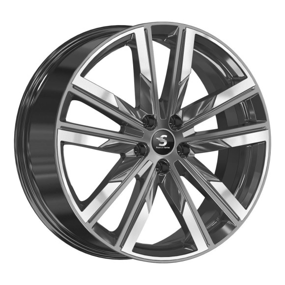 Диски СКАД Premium 8,0\R20 5*112 ET39 d66.6 Diamond gloss graphite