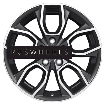 Диски Khomen Wheels 7x17/5x114,3 ET49 D67,1 KHW1713 (Hyundai Elantra) Black-FP