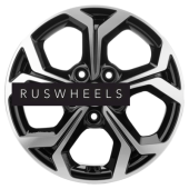 Диски Khomen Wheels 6,5x16/5x114,3 ET46 D67,1 KHW1606 (Mitsubishi) Black-FP
