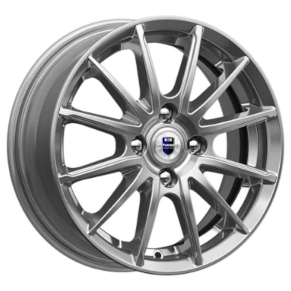 Диски КиК 5.5\R14 4*100 ET38 d67.1 Дарк платинум