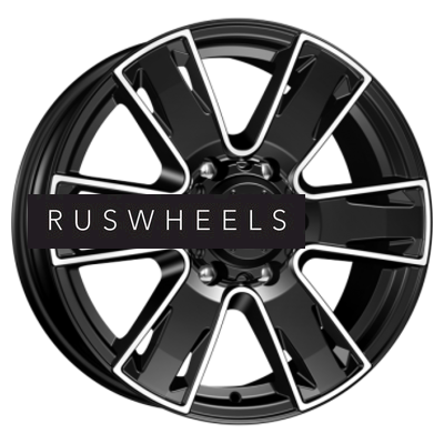 Диски КИК 7x17/6x139,7 ET30 D106,1 Севенна (КС726) Алмаз черный Диски КИК 7x17/6x139,7 ET30 D106,1 Севенна (КС726) Алмаз черный