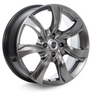 Диски КиК  Либерти (КС654)  7,0\R17 4*100 ET45  d67,1  Дарк платинум  [73152]