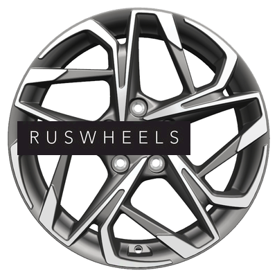 Диски Khomen Wheels 7x17/5x112 ET45 D57,1 KHW1716 (Karoq/Tiguan) Gray-FP