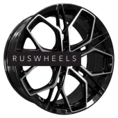 Диски INCH 8x18/5x114,3 ET30 D60,1 FA8534 Gloss Black Machined Face (ZJH)