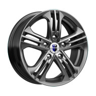 Диски КиК 6,0\R15 5*114.3 ET45 d67.1 Дарк платинум