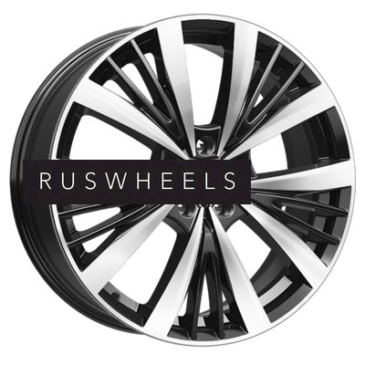 Диски КИК 7,5x19/5x108 ET50 D63,35 Марвел (КС881) Алмаз черный SK Диски КИК 7,5x19/5x108 ET50 D63,35 Марвел (КС881) Алмаз черный SK