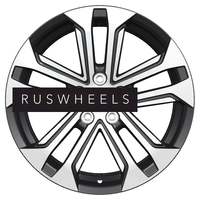 Диски Khomen Wheels 7x18/5x114,3 ET45 D66,1 KHW1803 (Teana/X-trail/Juke) Black-FP