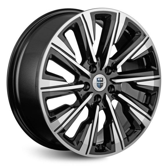 Диски КиК 7.5\R19 5*114.3 ET37 d66.6 Алмаз черный