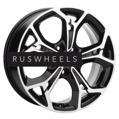 Диски Khomen Wheels 7x17/5x110 ET40 D67,1 KHW1702 (Evolute i-Joy) Black-FP