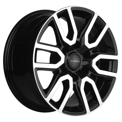 Диски Khomen Wheels 8x17/6x139,7 ET30 D106,1 KHW1723 (Fortuner/Hilux) Black-FP