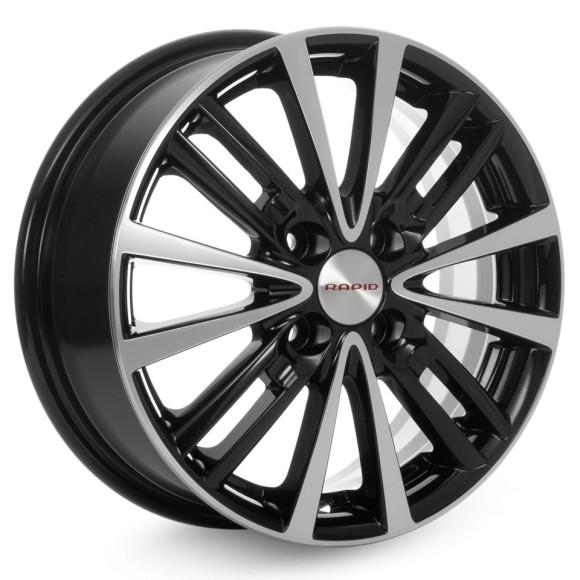 Диски КиК 6,0\R15 4*100 ET50 d60.1 Алмаз черный SK