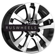 Диски КИК 7x18/5x139,7 ET35 D108,5 Сахара-Patriot (КС1056) Алмаз черный