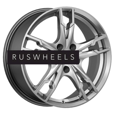 Диски КИК 7x17/5x105 ET40 D56,6 Солар (КС875) Дарк платинум