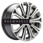 Диски Khomen Wheels 6,5x16/5x114,3 ET45 D60,1 KHW1610 (Toyota/Suzuki) Gray-FP