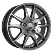 Диски КиК 6.5\R16 5*112 ET46 d57.1 Дарк платинум