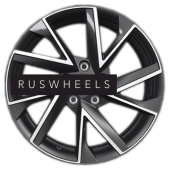 Диски Khomen Wheels 7x17/5x114,3 ET45 D66,1 KHW1714 (Teana/X-trail) Black-FP