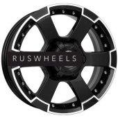 Грузовые диски K&K 7x16/6x139,7 ET20 D110,1 M56 (КС593) Алмаз черный Грузовые диски K&K 7x16/6x139,7 ET20 D110,1 M56 (КС593) Алмаз черный