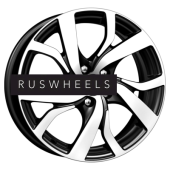 Диски КИК 6,5x16/5x112 ET50 D57,1 Палермо-оригинал (КС607) Алмаз черный Диски КИК 6,5x16/5x112 ET50 D57,1 Палермо-оригинал (КС607) Алмаз черный